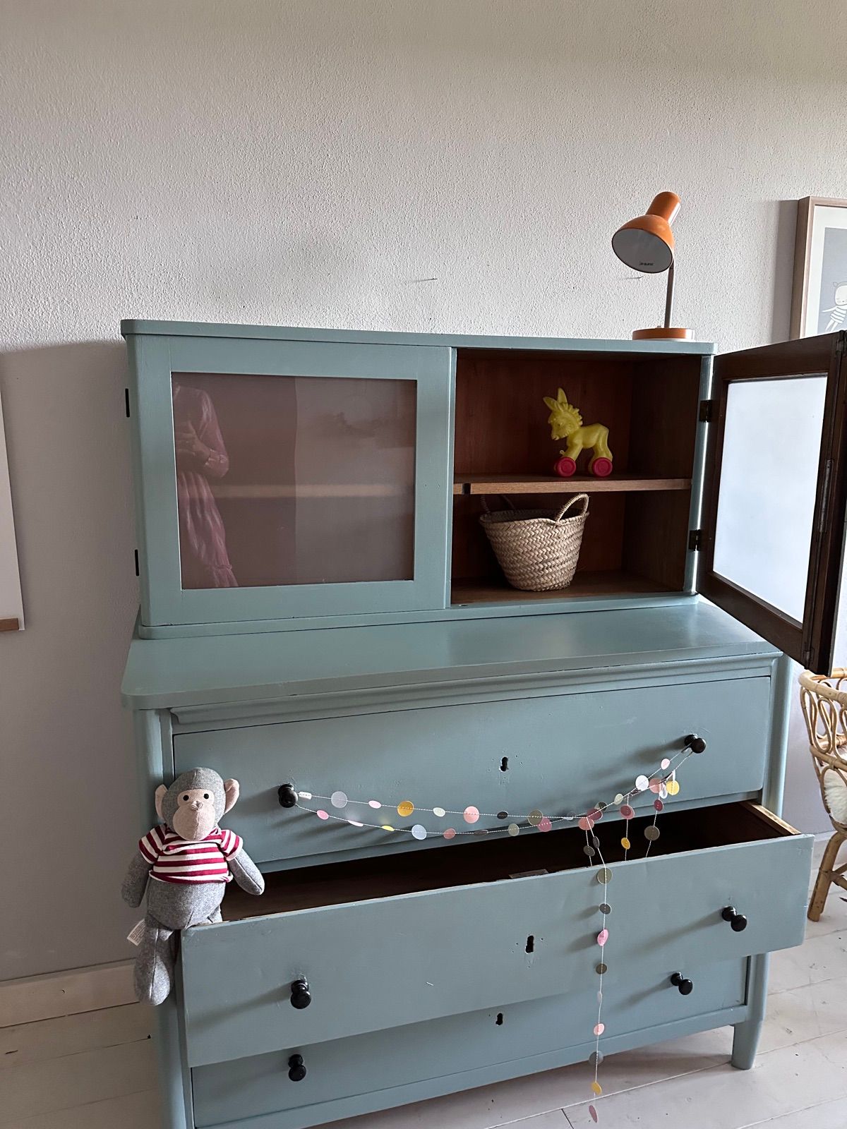 Vintage Kommode mit Aufsatz, Ansicht 5