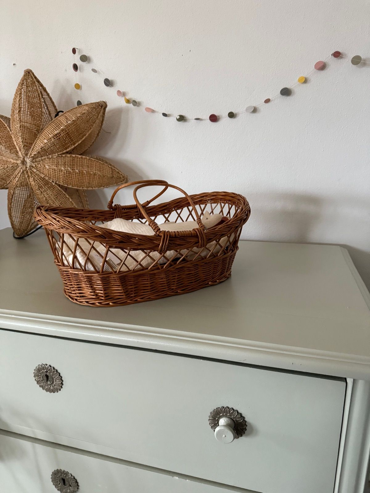 Puppenbett Rattan, Ansicht 4