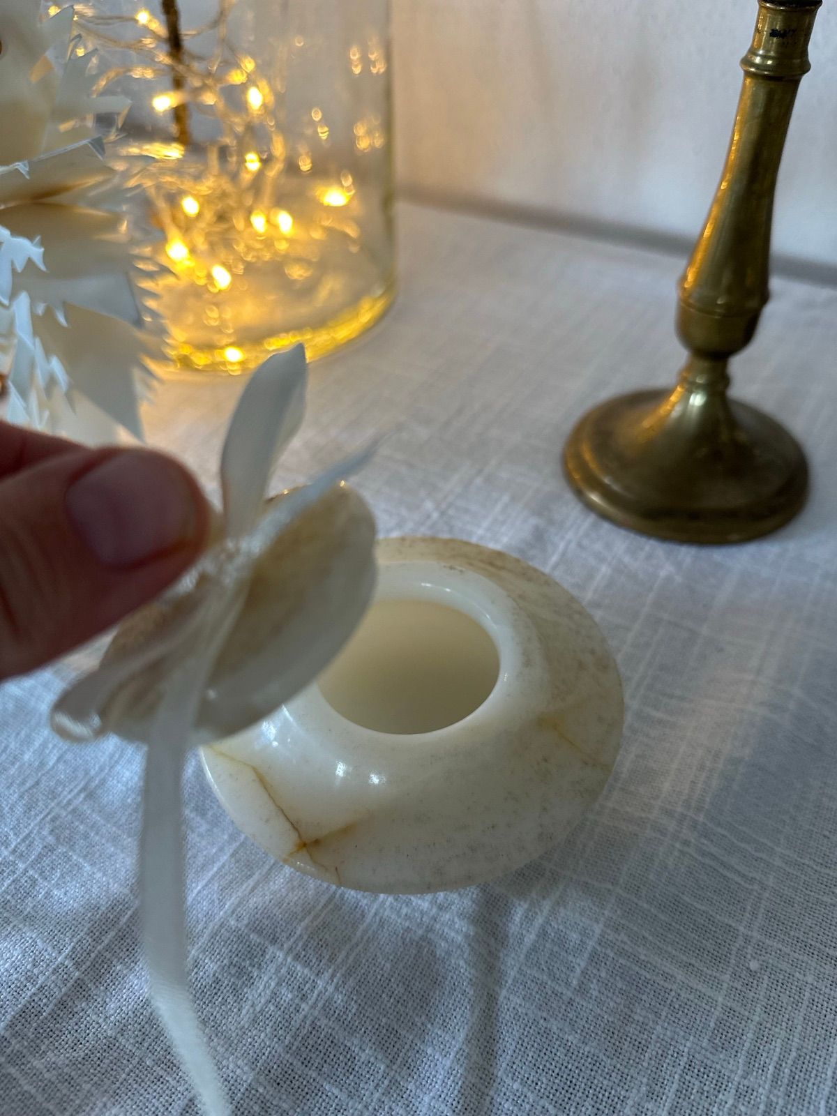 Alabaster Gefäß