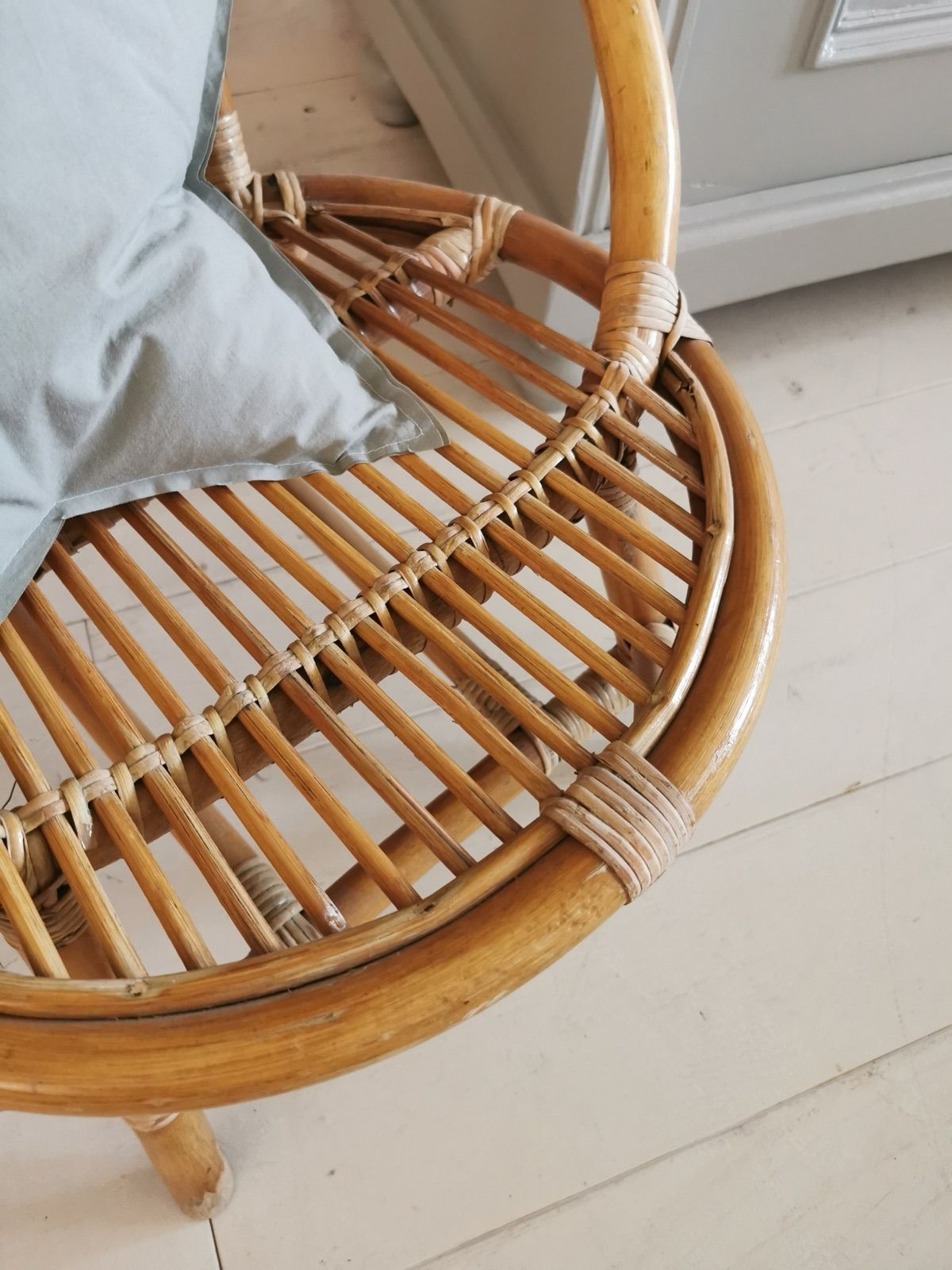Runder Rattan Sessel, Ansicht 2
