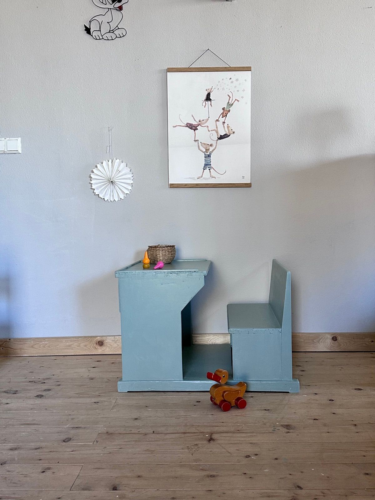 Kinderset Tisch und Bank