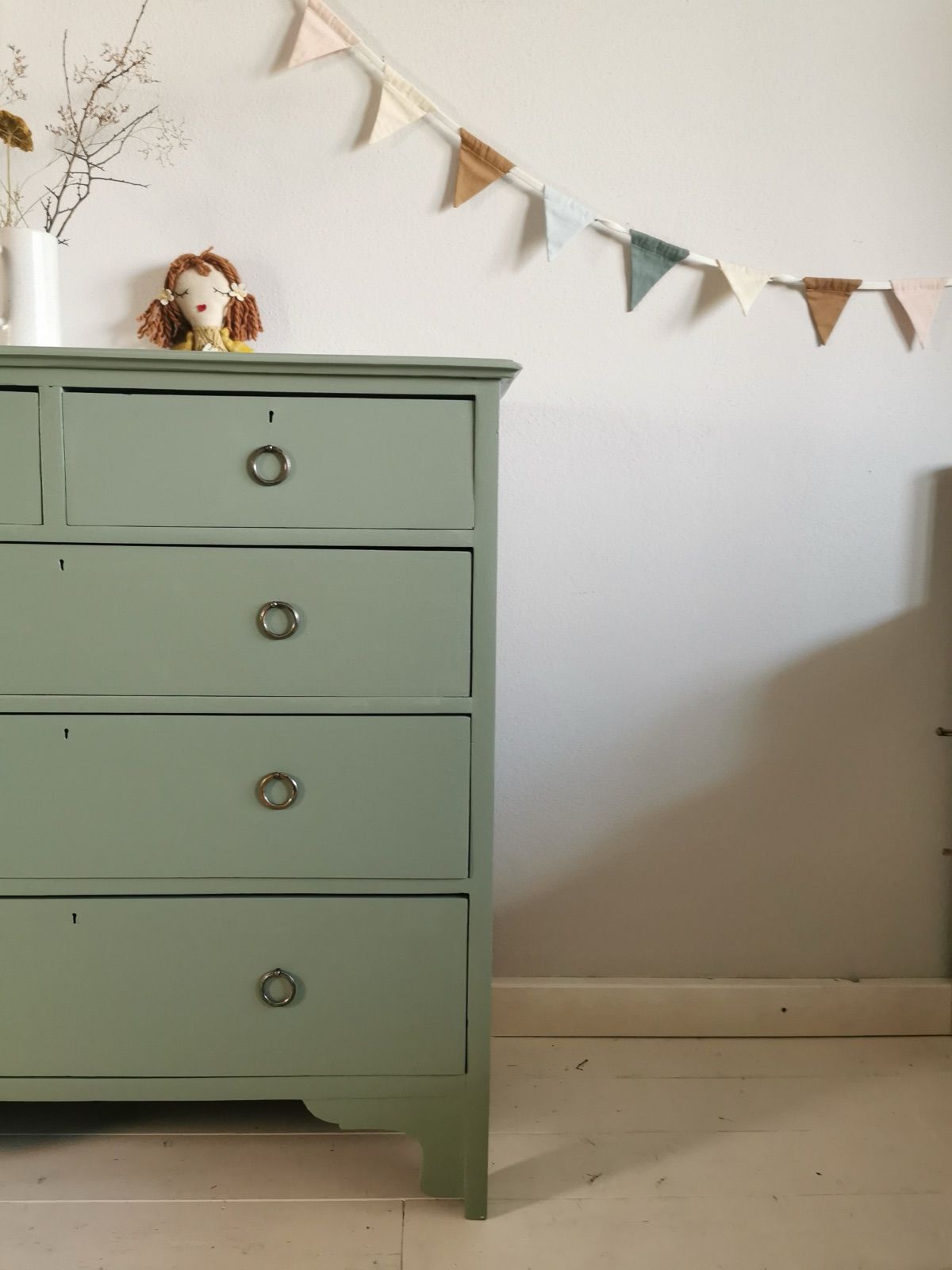 Vintage Kommode Card Room Green, Ansicht 2