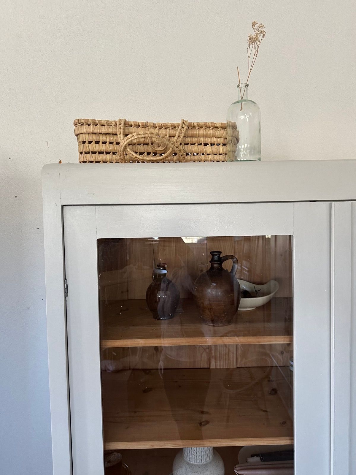 Antike Vitrine Glas, Ansicht 8