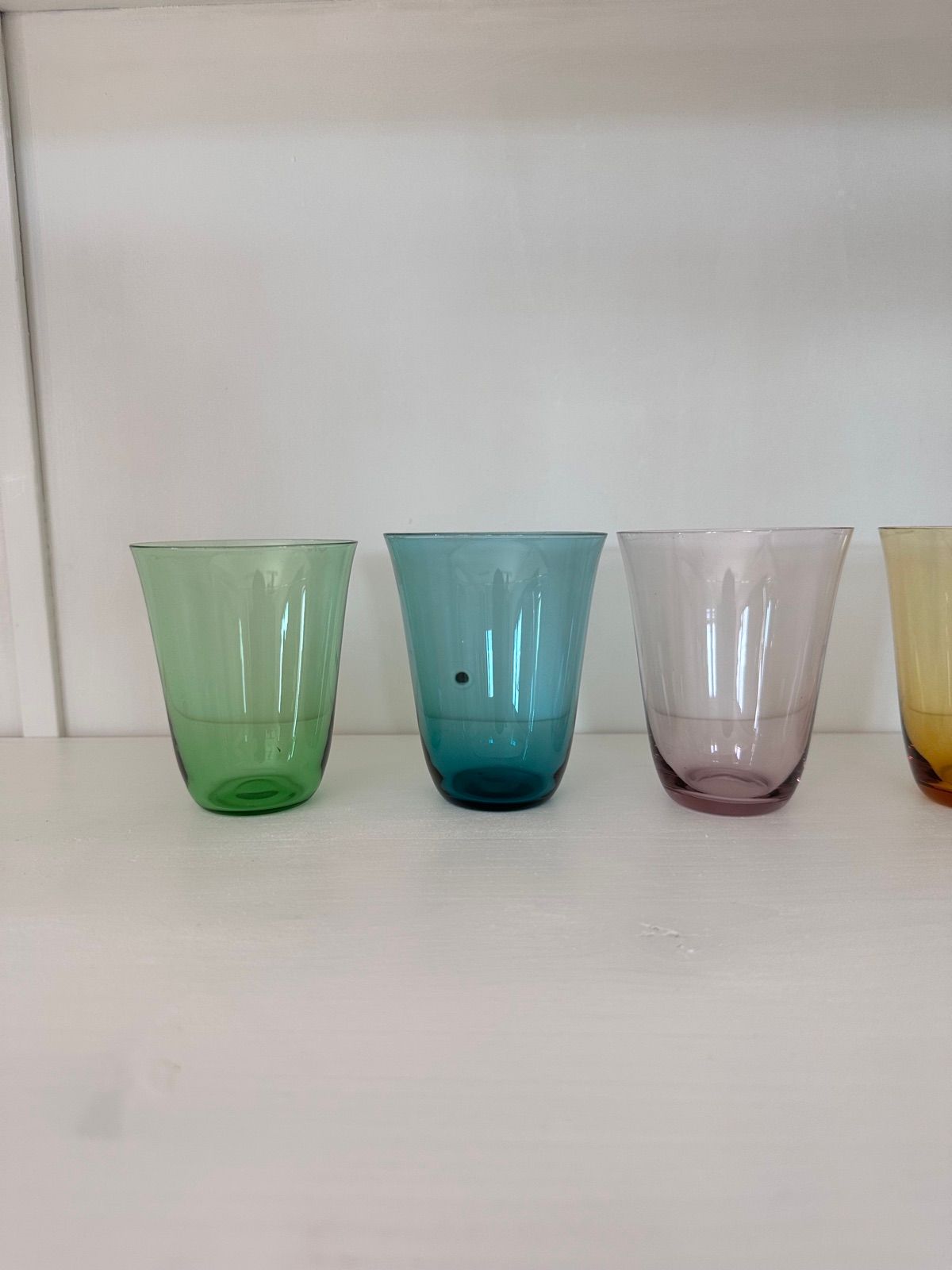 6 bunte Vintage Gläser, Ansicht 3