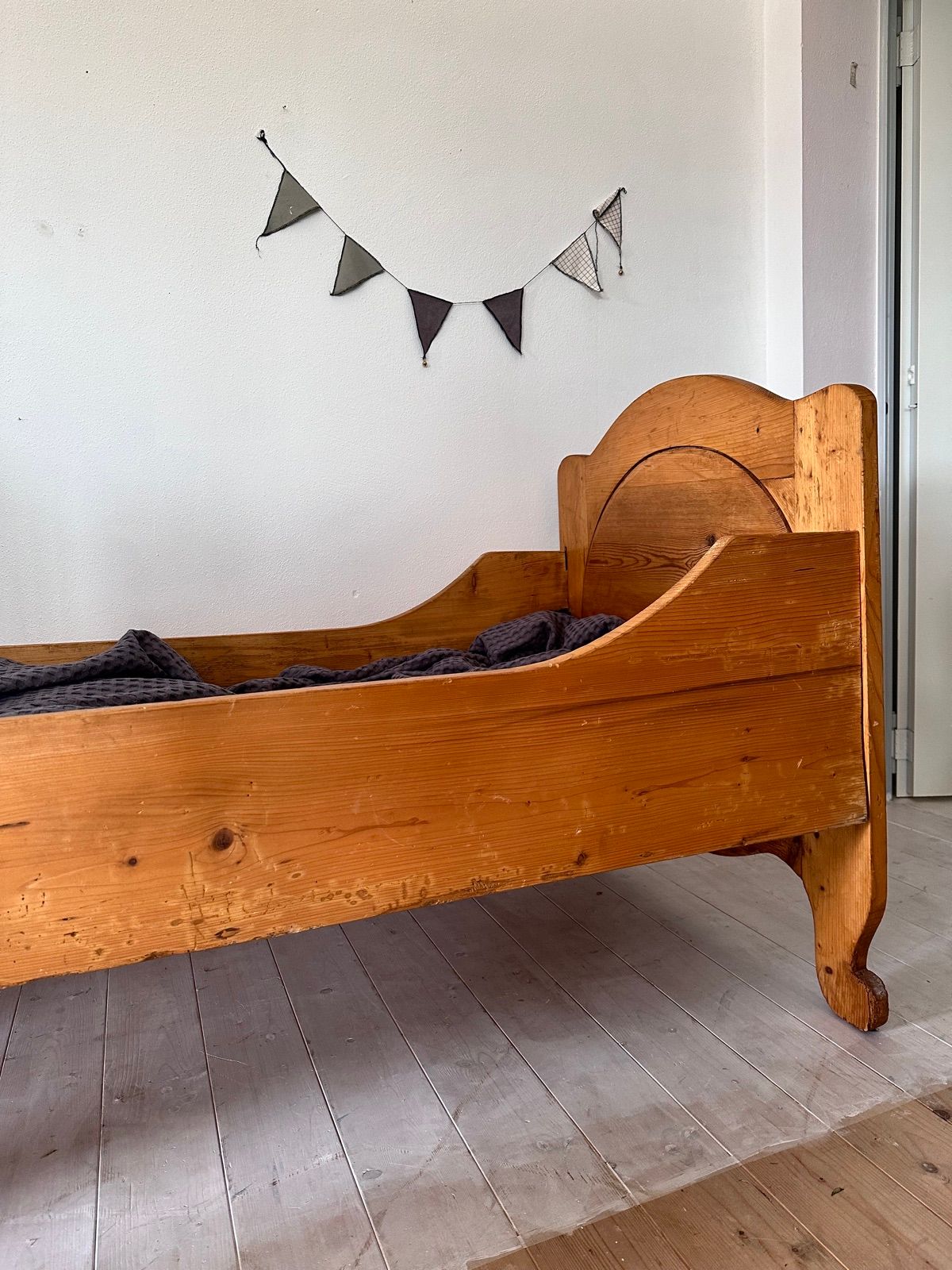 Vintage kinderbett Bauernmöbel, Ansicht 2