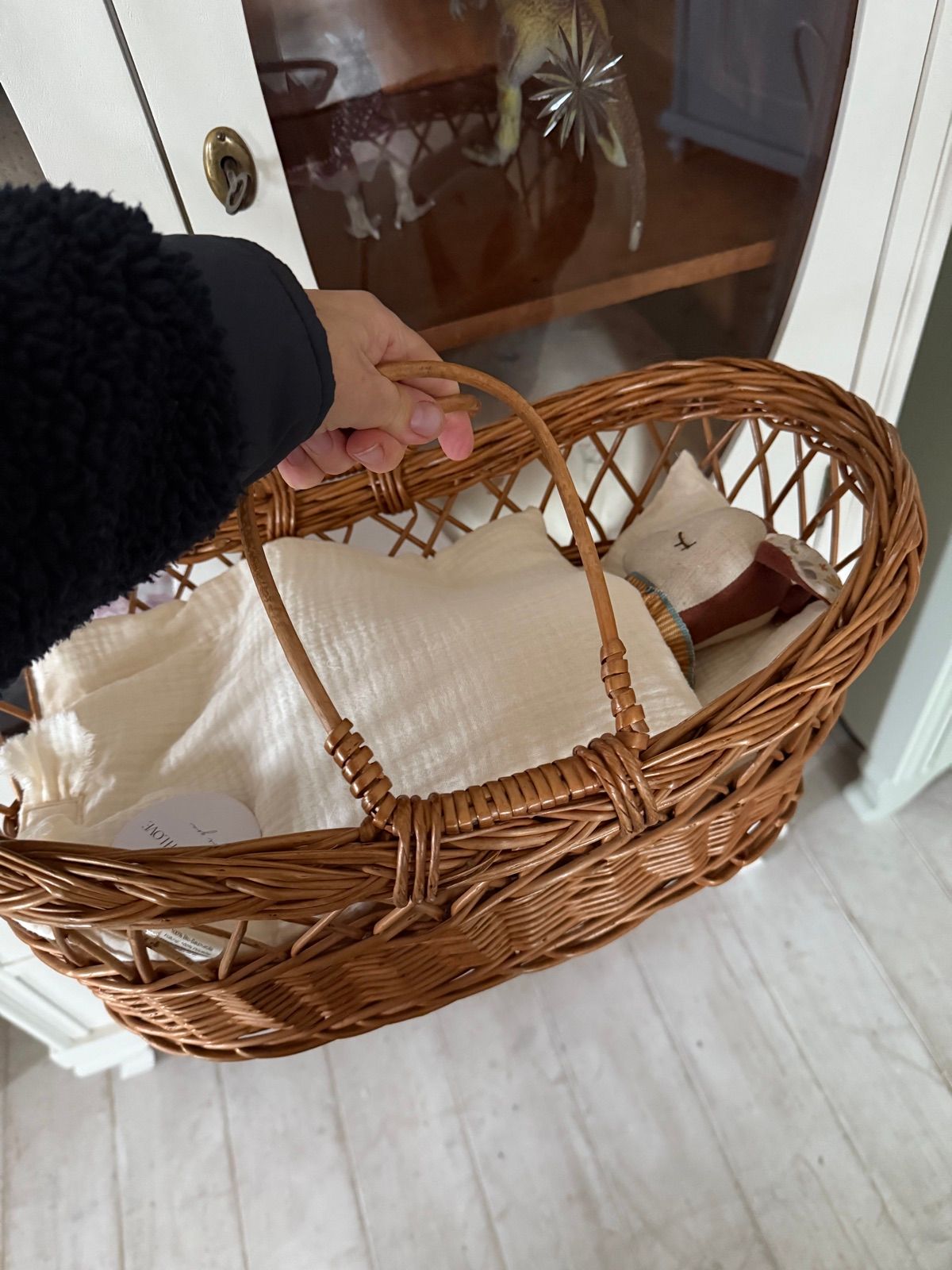 Puppenbett Rattan, Ansicht 7