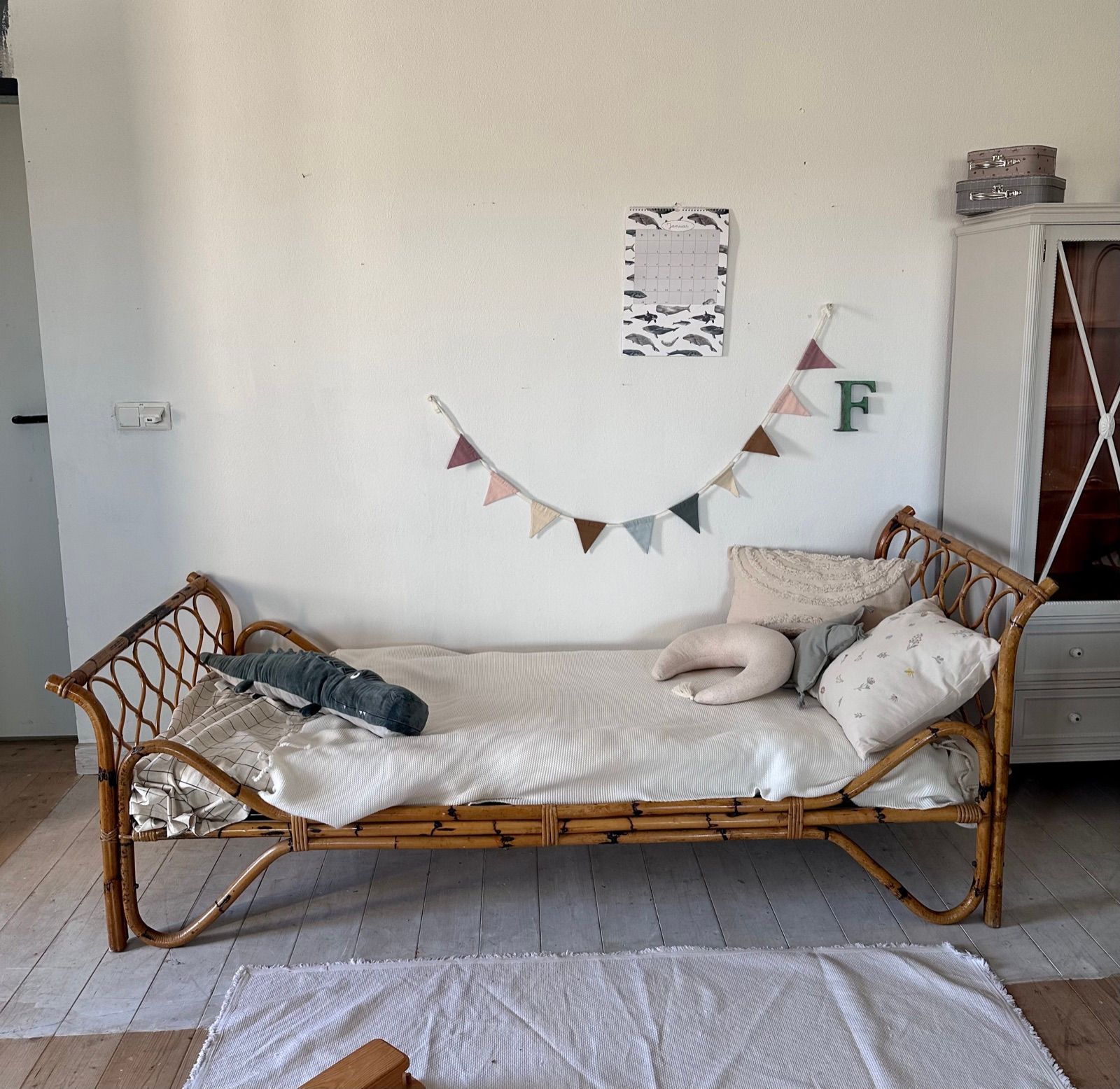 Rattan Kinderbett