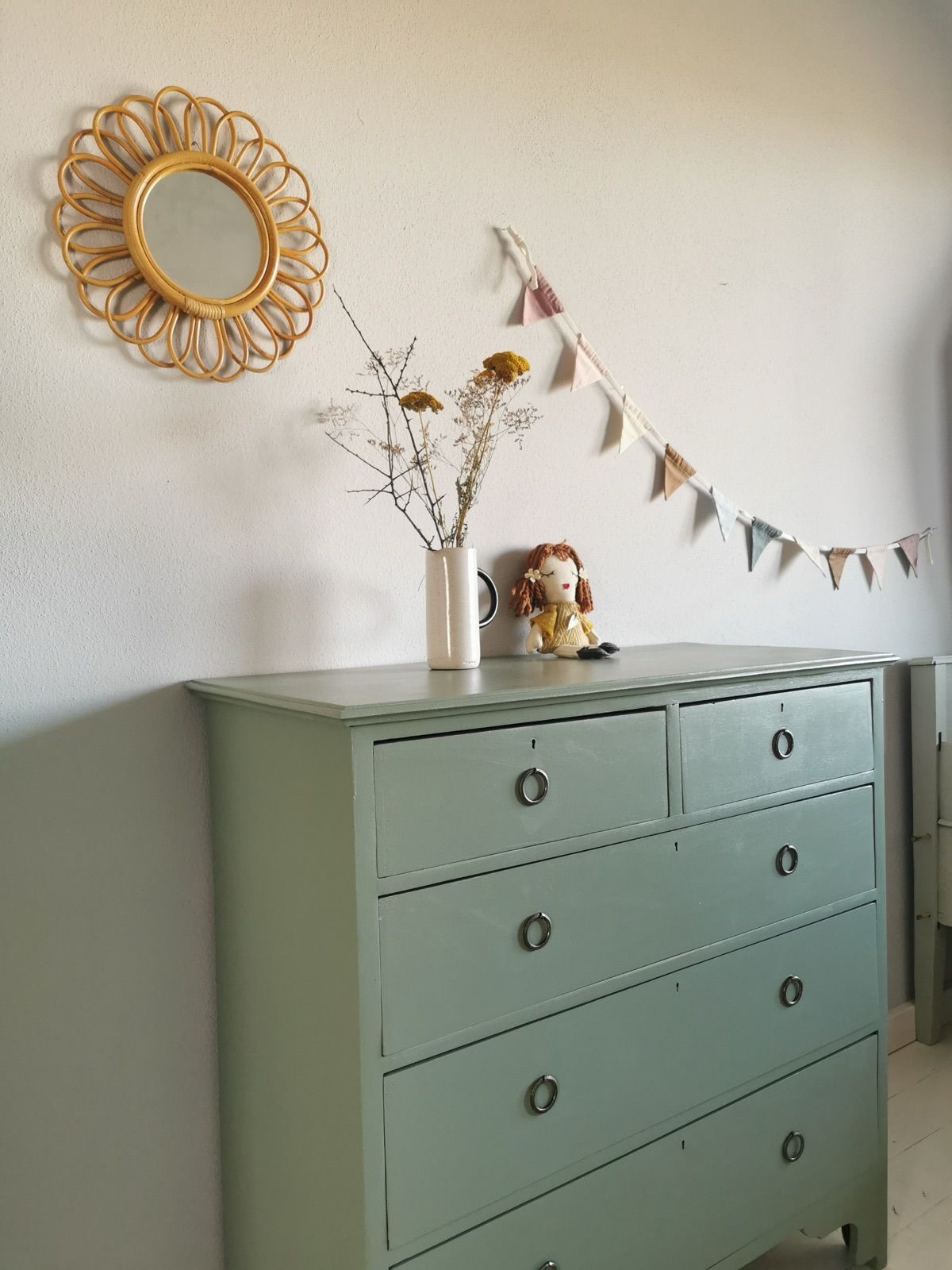Vintage Kommode Card Room Green, Ansicht 6