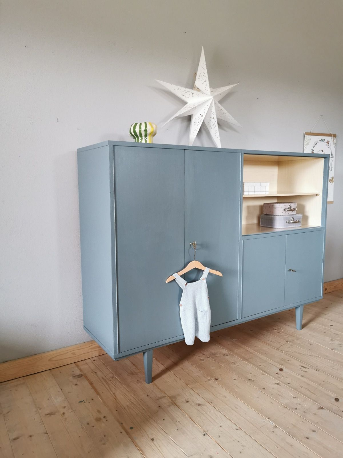 Highboard blau, Ansicht 4