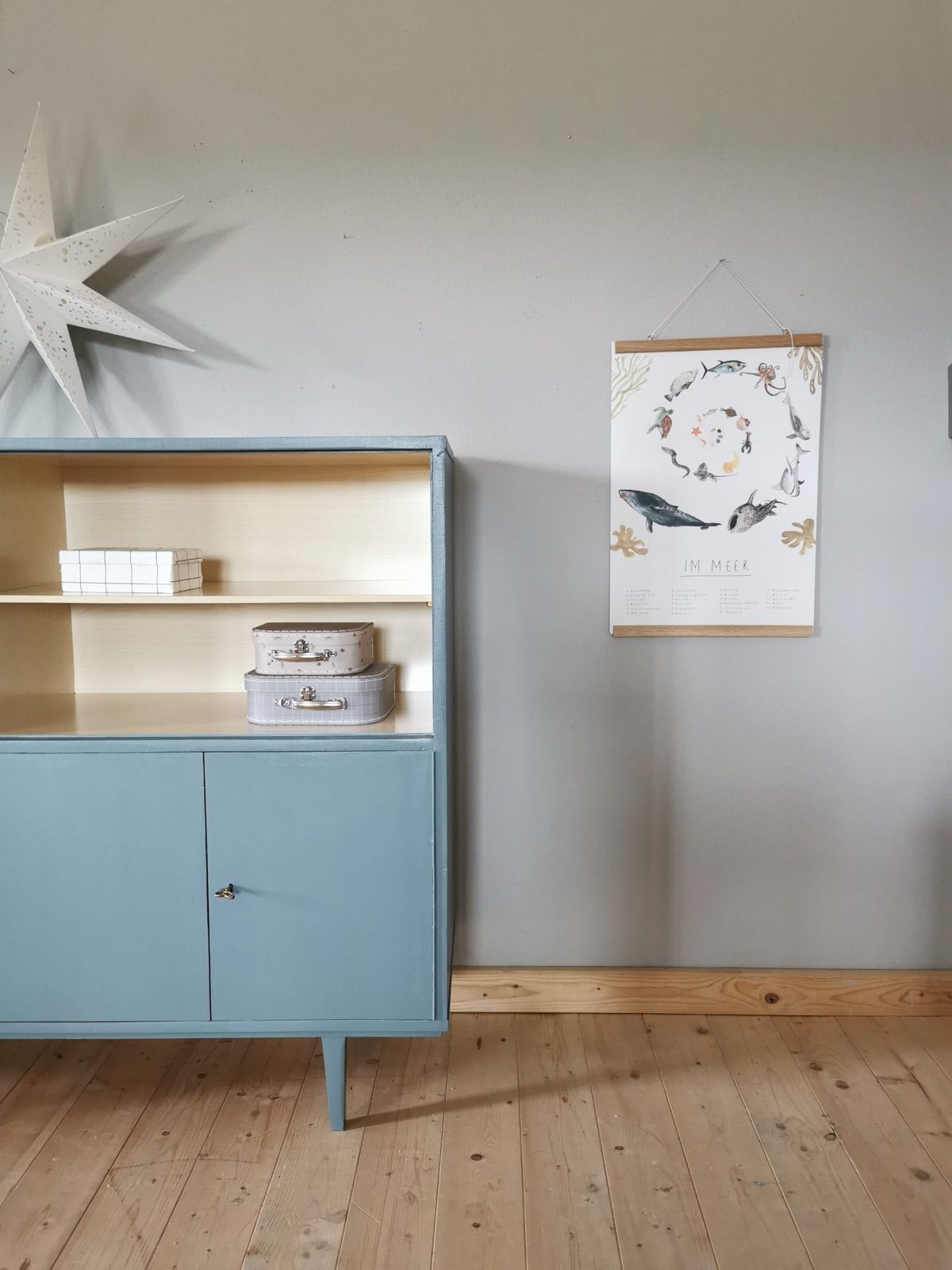 Highboard blau, Ansicht 2
