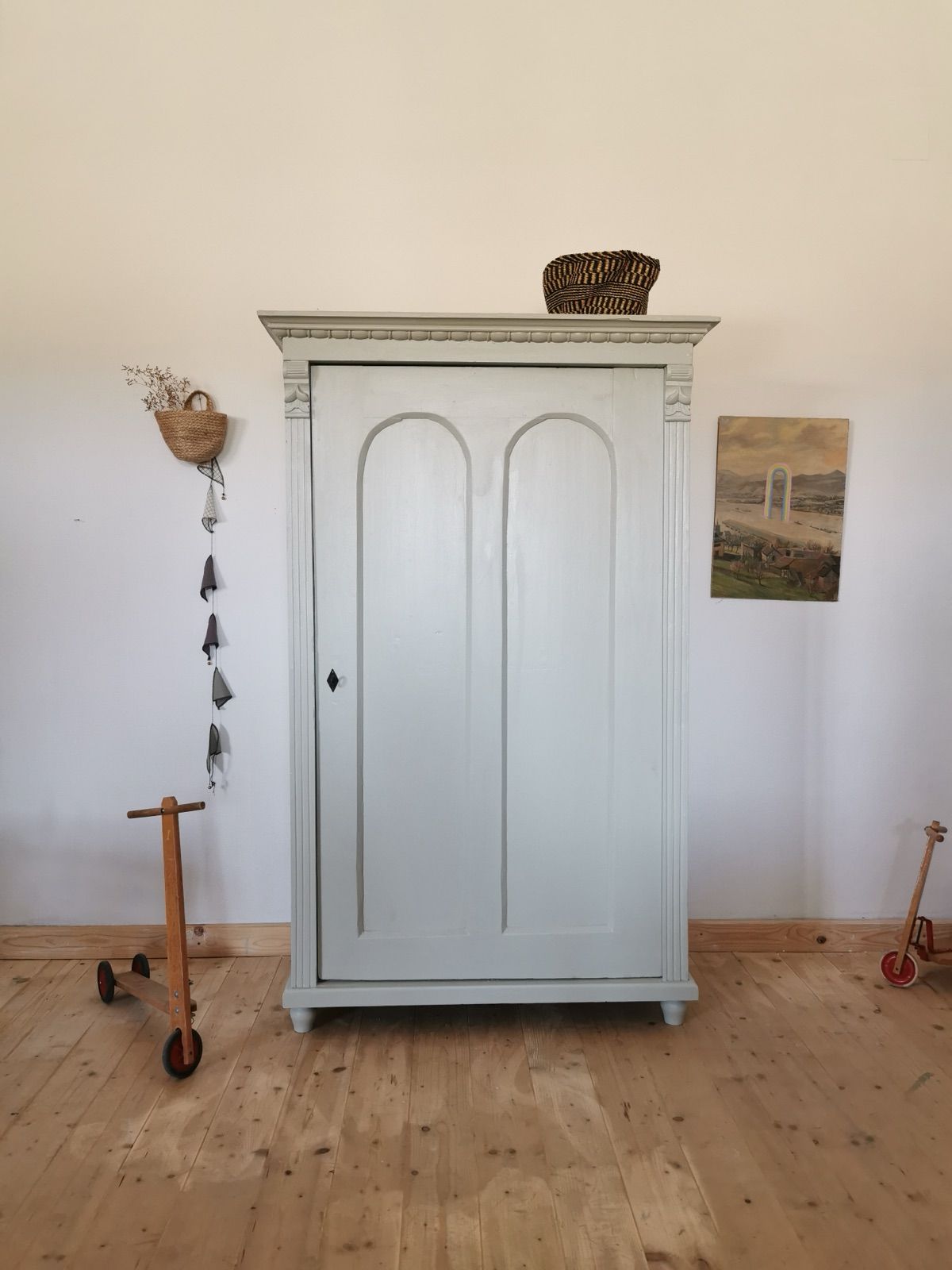 Vintage Kasten mintgrün