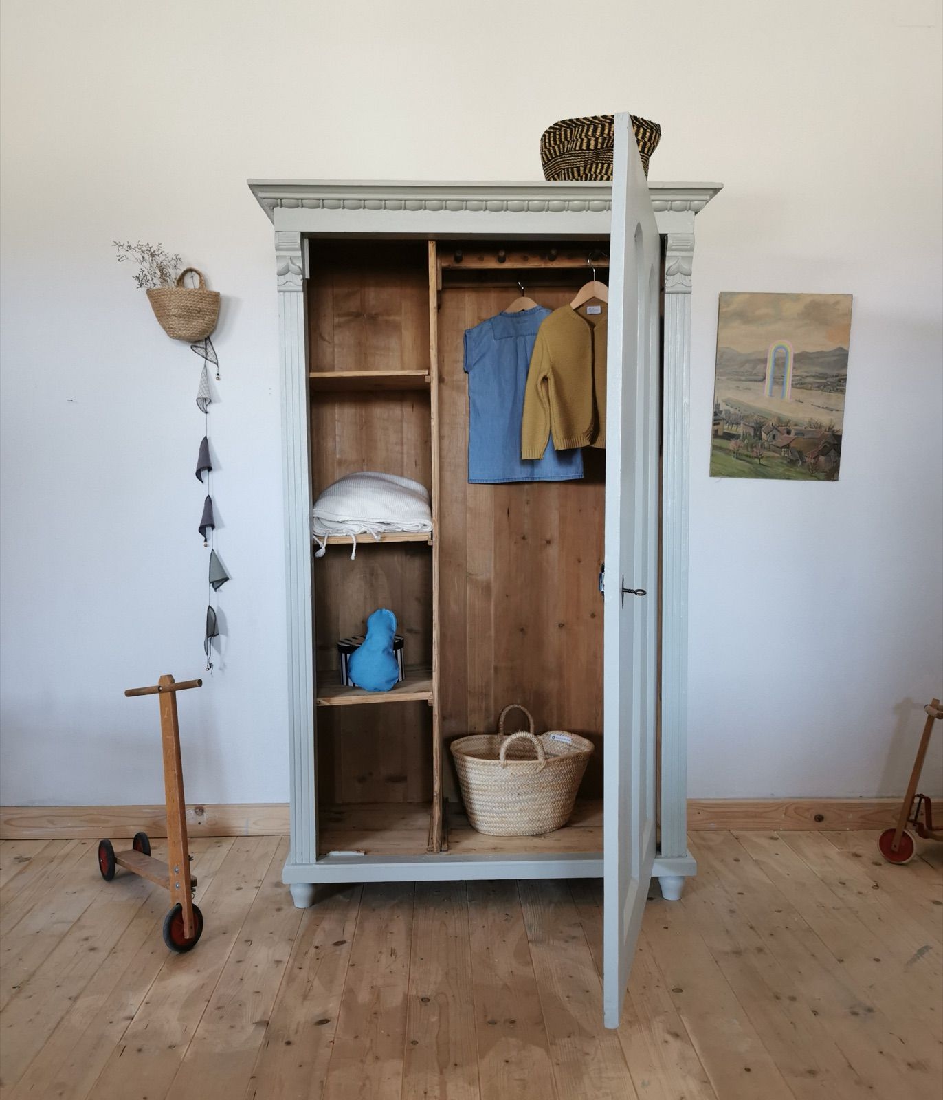 Vintage Kasten mintgrün, Ansicht 8