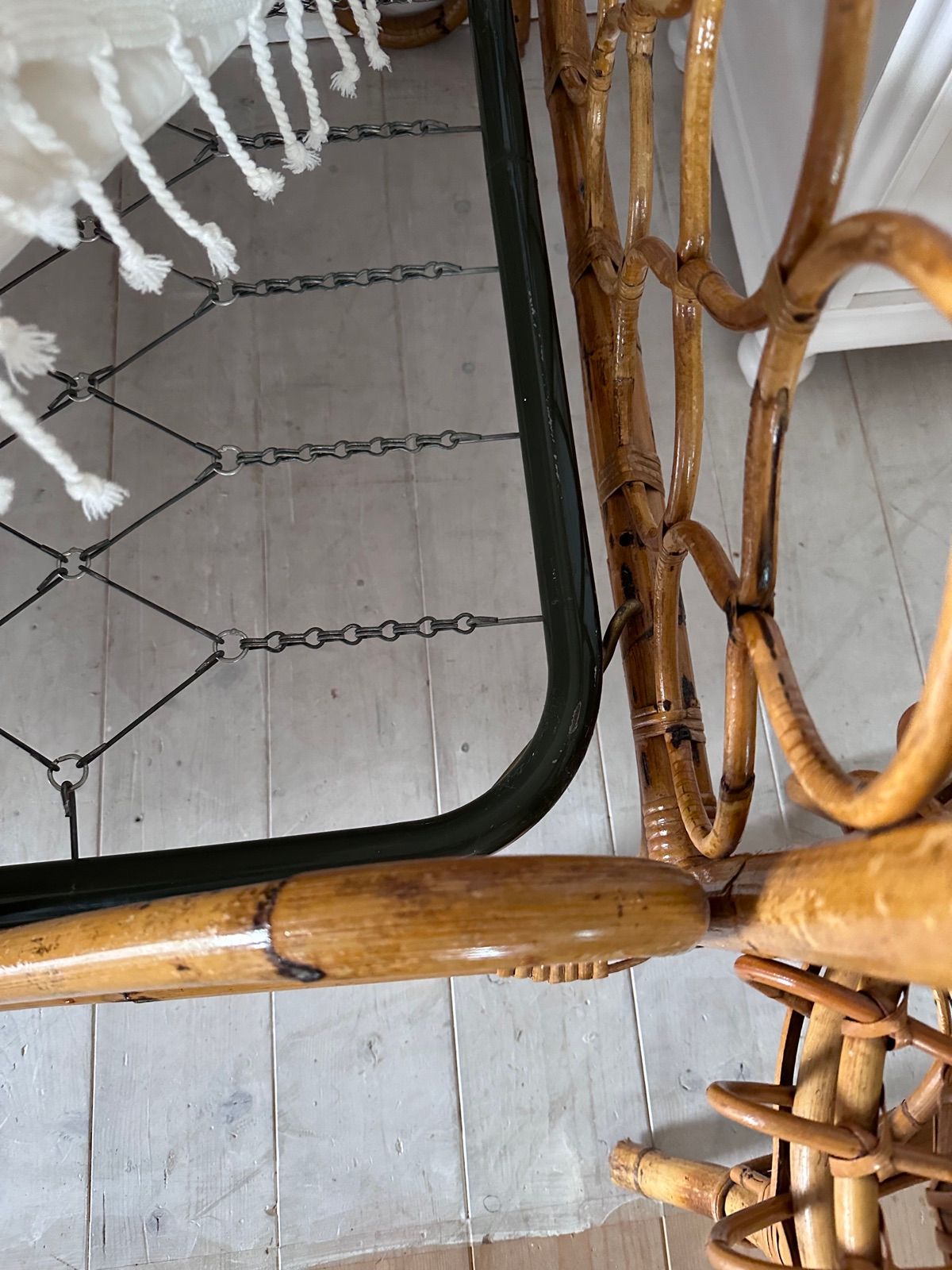 Rattan Kinderbett, Ansicht 2