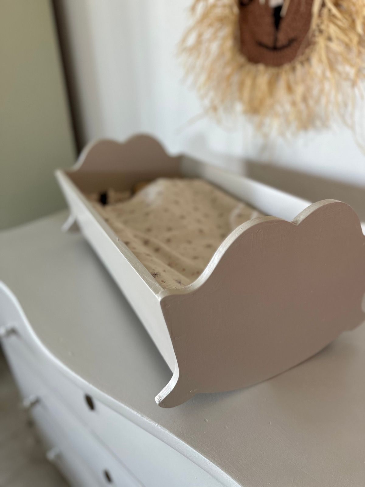 Puppenwiege, 55 cm breit, Ansicht 2
