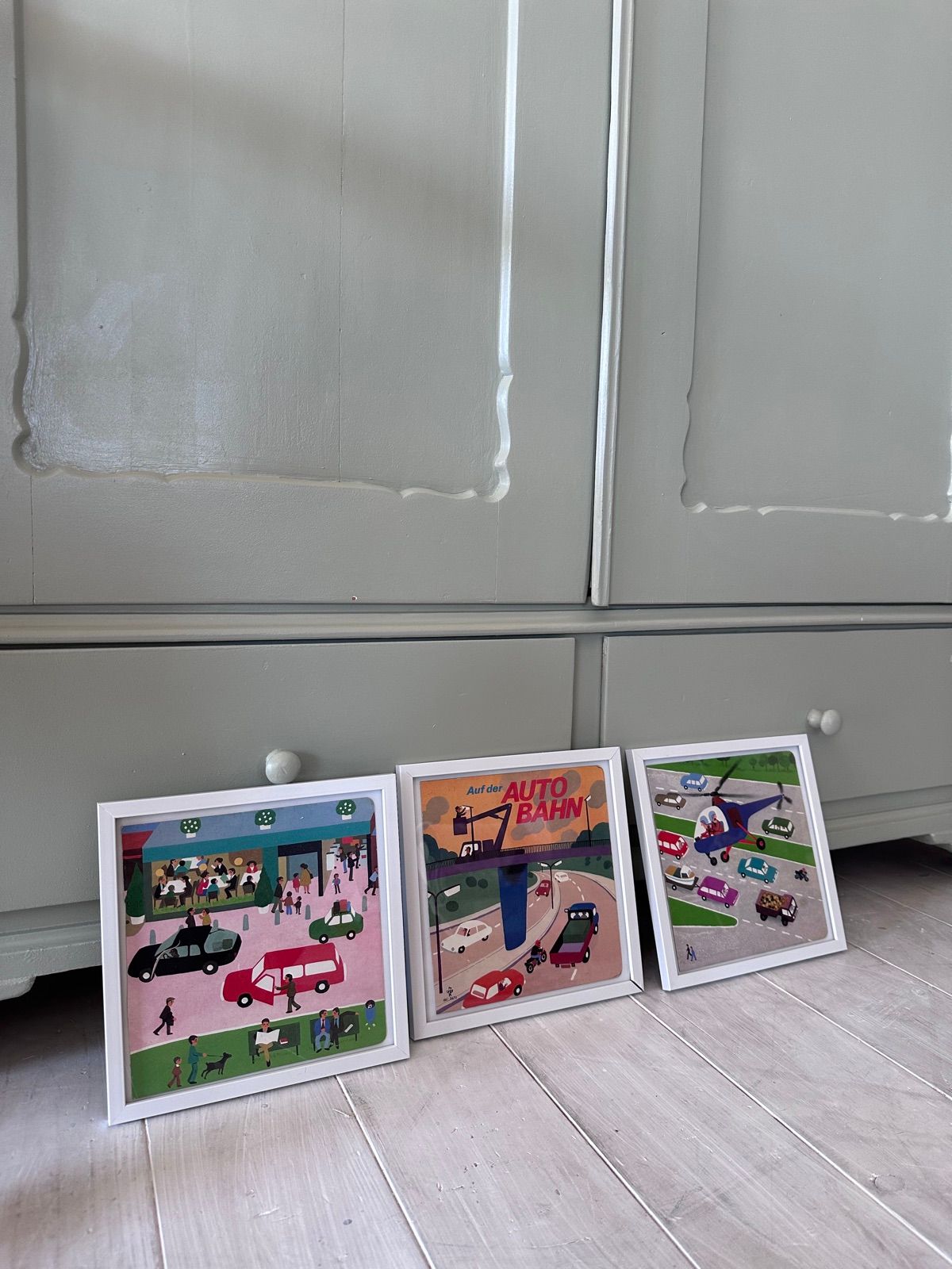 Kinderzimmer Poster Autobahn