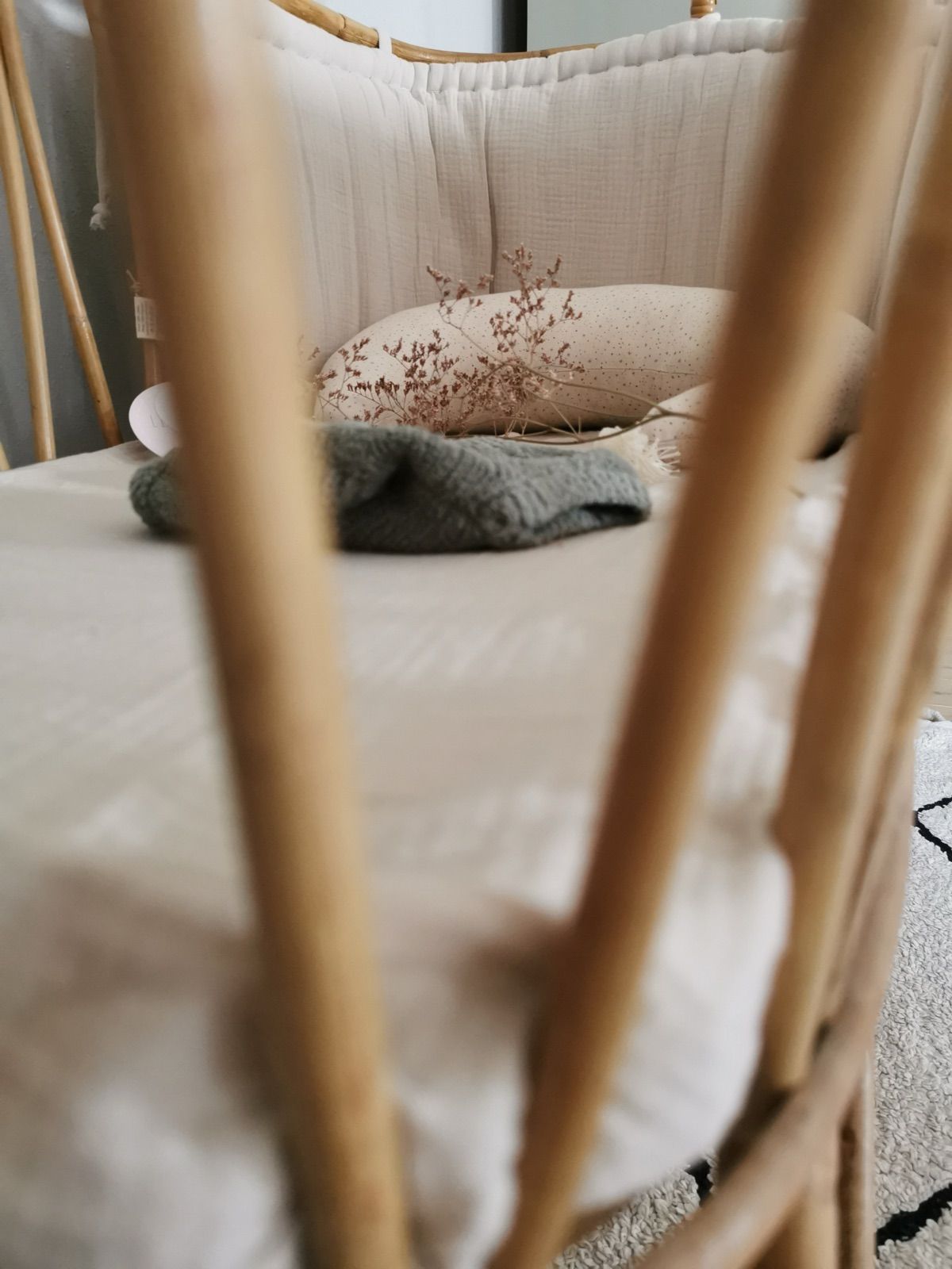 Rattan Stubenwagen, 100 cm breit, Ansicht 9