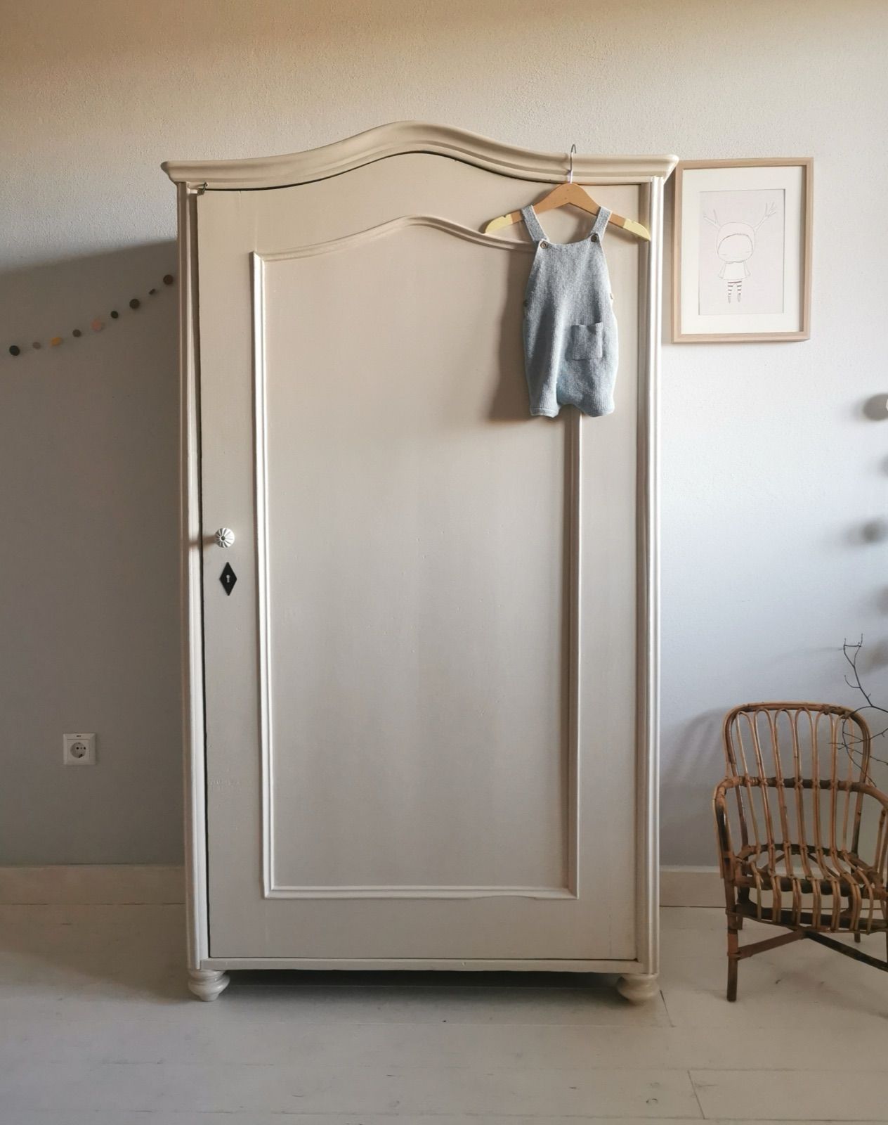 Vintage Kasten, 47 cm breit