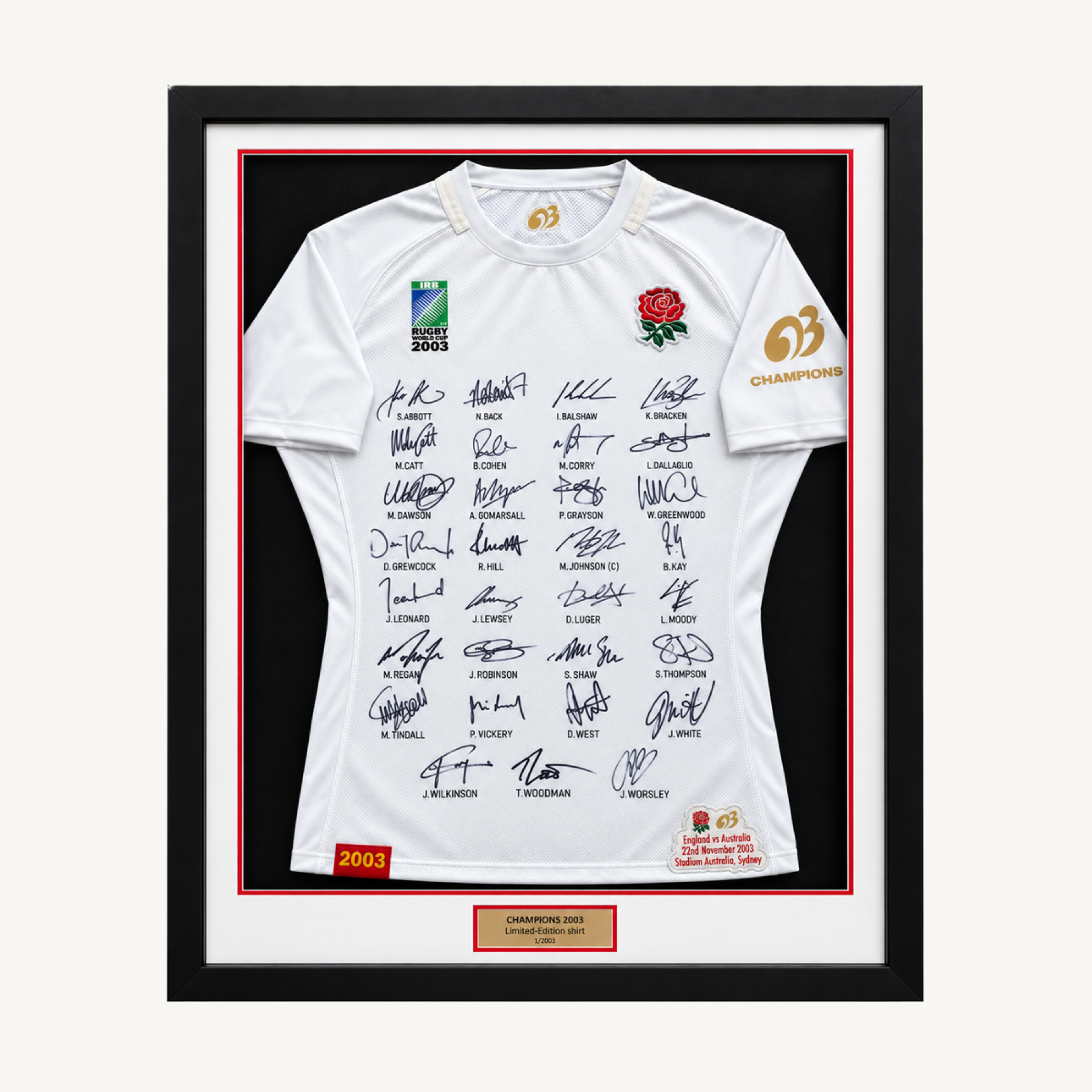 Signed Jersey Framed