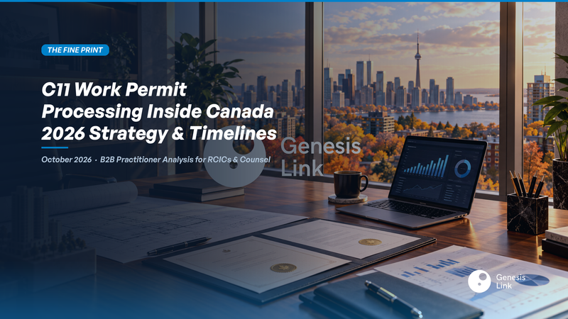 C11 Work Permit Processing Time Inside Canada 2026: Timelines, R199 Eligibility & File Strategy