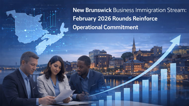 New Brunswick Business Immigration Stream: February 2026 Rounds Reinforce Operational Commitment