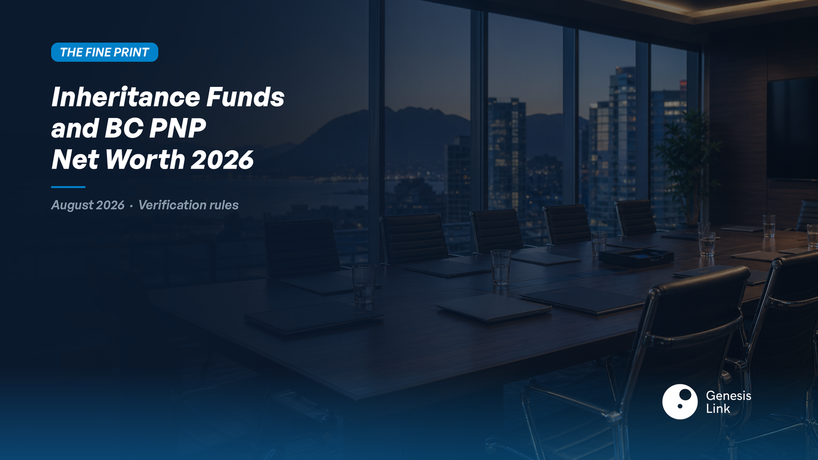Can I Use Inheritance Funds for BC PNP Net Worth? 2026 Verification Rules