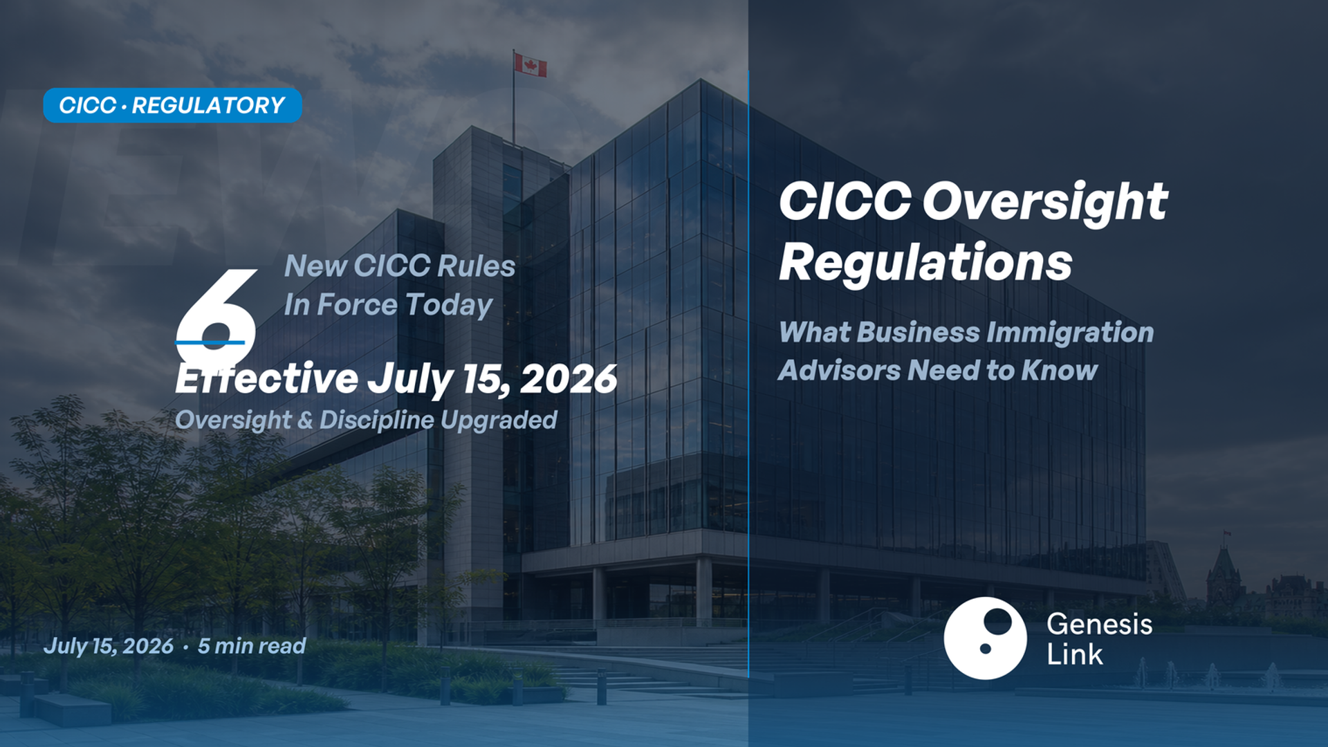 New CICC Regulations Are Now in Force — What Business Immigration Advisors Need to Know July 2026