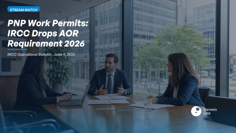 IRCC PNP Work Permit Update 2026: Bridging Open Work Permits No Longer Require AOR