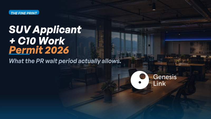 Can a Start-Up Visa PR Applicant Apply for a C10 Work Permit? (2026)
