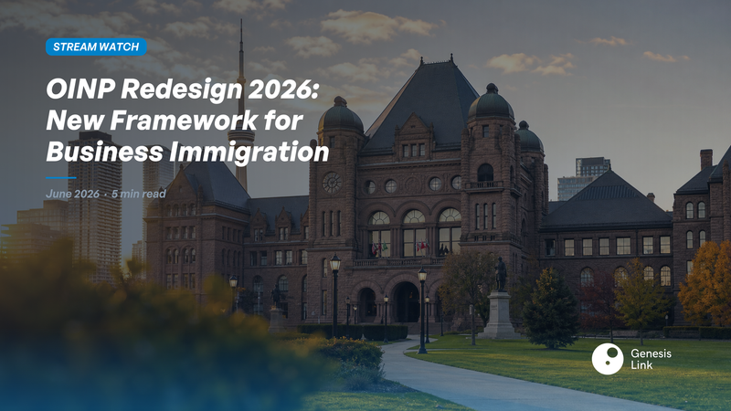OINP Redesign 2026: What the New Regulatory Framework Means for Business Immigration Files