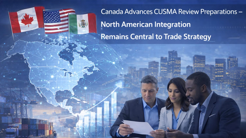 Canada Advances CUSMA Review Preparations — North American Integration Remains Central to Trade Strategy