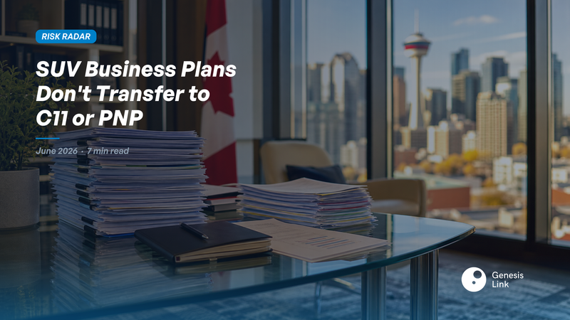 Why Your SUV Client's Business Plan Doesn't Work for C11 or PNP