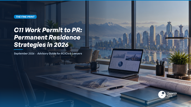 C11 Work Permit to Permanent Residence: Transition Strategies and Evidence Architecture in 2026