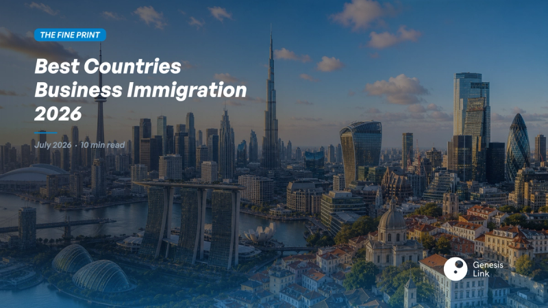 Best Countries for Business Immigration in 2026: A Practitioner's Comparison
