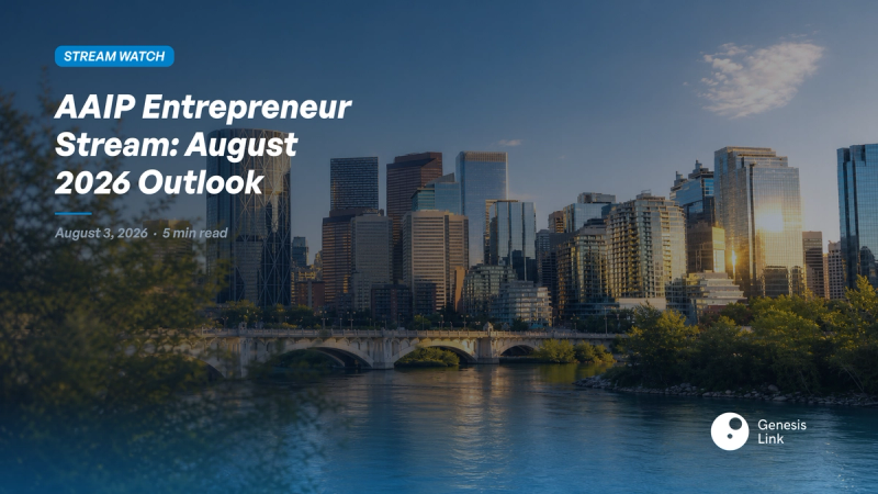AAIP Entrepreneur Stream August 2026, What the July Draw Gap Means for Active Files