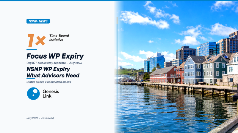 NSNP Work Permit Expiry Initiative July 2026: What Advisors Need to Know