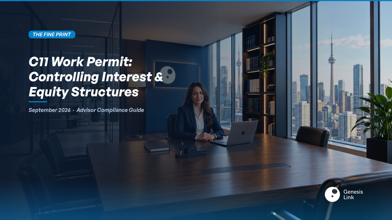 C11 Work Permit: Controlling Interest and Equity Structures for Foreign Entrepreneurs