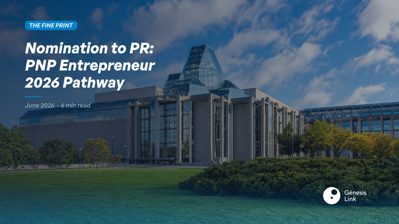 PNP Entrepreneur Stream: The Nomination-to-PR Pathway Immigration Advisors Need to Know in 2026