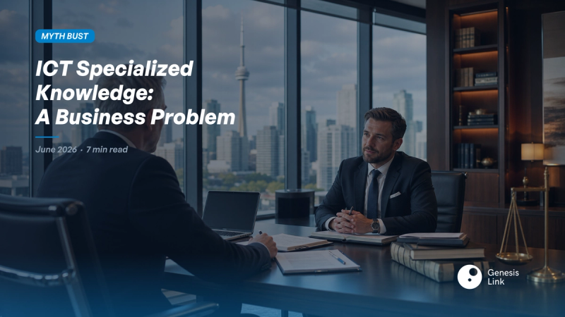 The ICT Specialized Knowledge Test Is a Business Analysis Problem — Not a Legal One