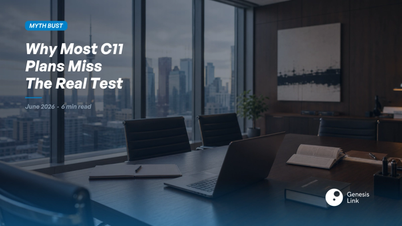 The C11 Significant Benefit Test: Why Most Business Plans Answer the Wrong Question