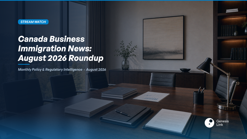 Canada Business Immigration News August 2026: PNP Allocations, BC Draw Gaps & C11 Positioning