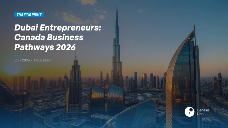 Canada Business Immigration for Dubai Entrepreneurs: The 2026 Pathway Guide