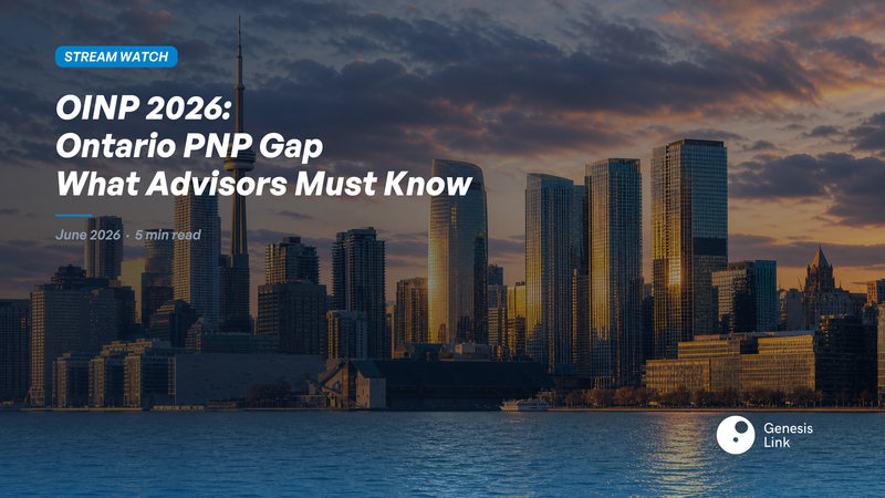 OINP Update 2026: Ontario PNP Streams Revoked — What Business Immigration Advisors Need to Know