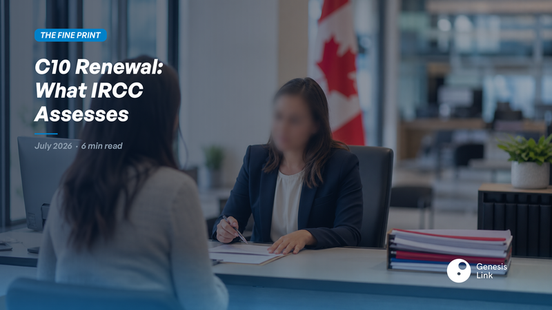 C10 Work Permit Renewal Canada 2026: What IRCC Assesses at Extension