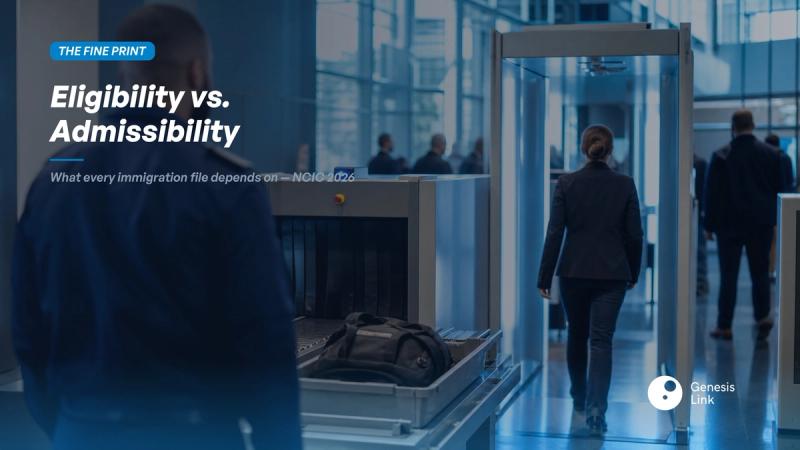 Eligibility vs. Admissibility: The Two Gates Every Immigration File Must Clear