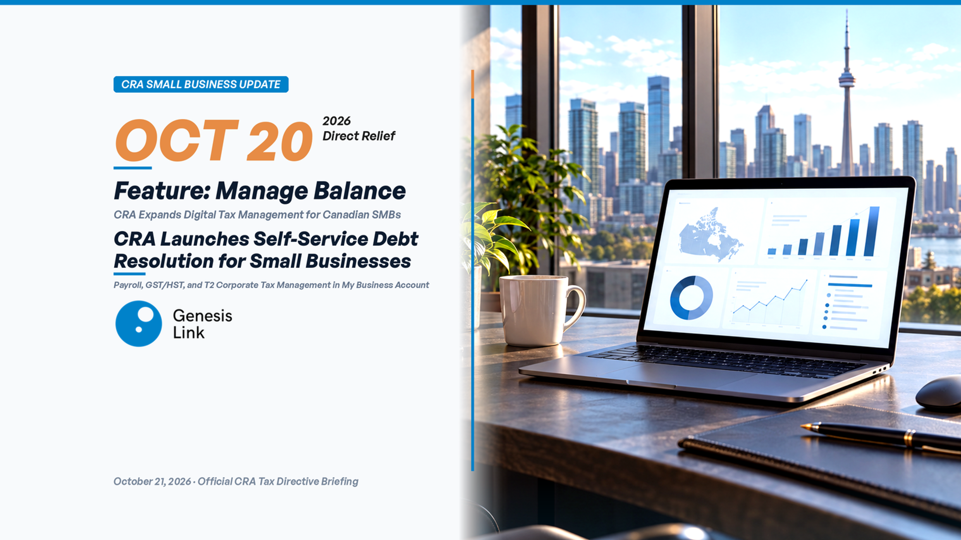 CRA Launches Self-Service Debt Resolution for Small Businesses in My Business Account