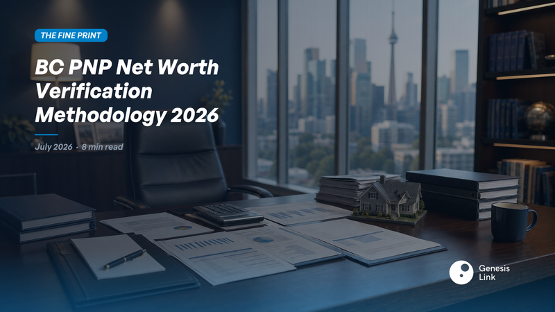 BC PNP Base Net Worth Verification Methodology 2026: What Officers Actually Check