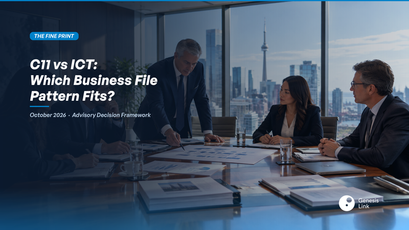 C11 vs ICT: Which Business File Pattern Fits in 2026?