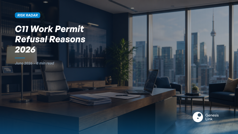 C11 Work Permit Refusal Reasons: What IRCC Is Actually Evaluating in 2026