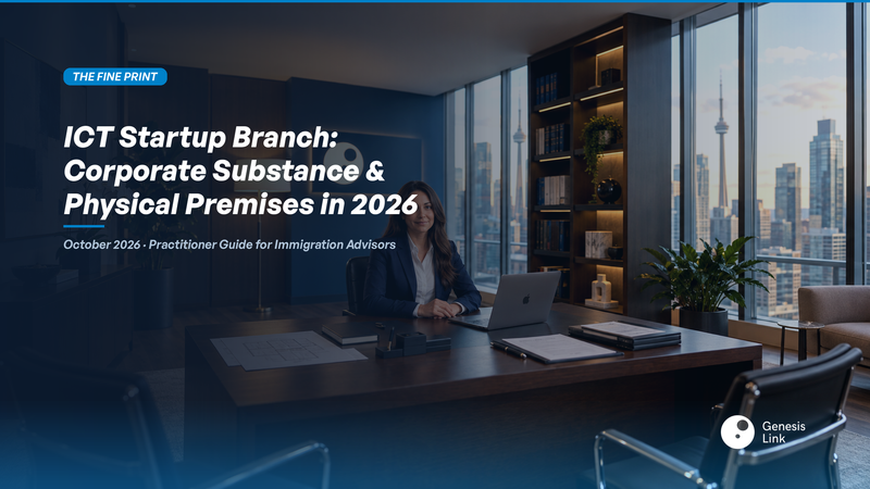 ICT Startup Branch Canada: Establishing Corporate Substance and Physical Premises in 2026