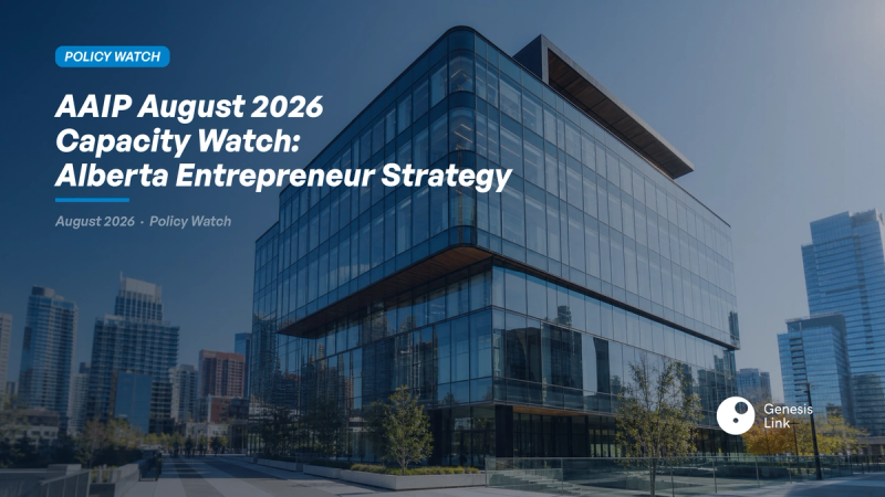 AAIP August 2026 Capacity Watch: Alberta Entrepreneur Advisory Window